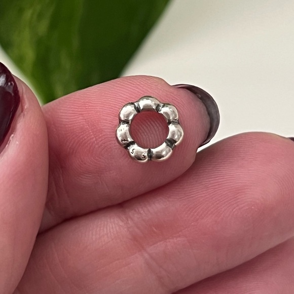 Retired Pandora Big Bubble Spacer Charm - Picture 3 of 8